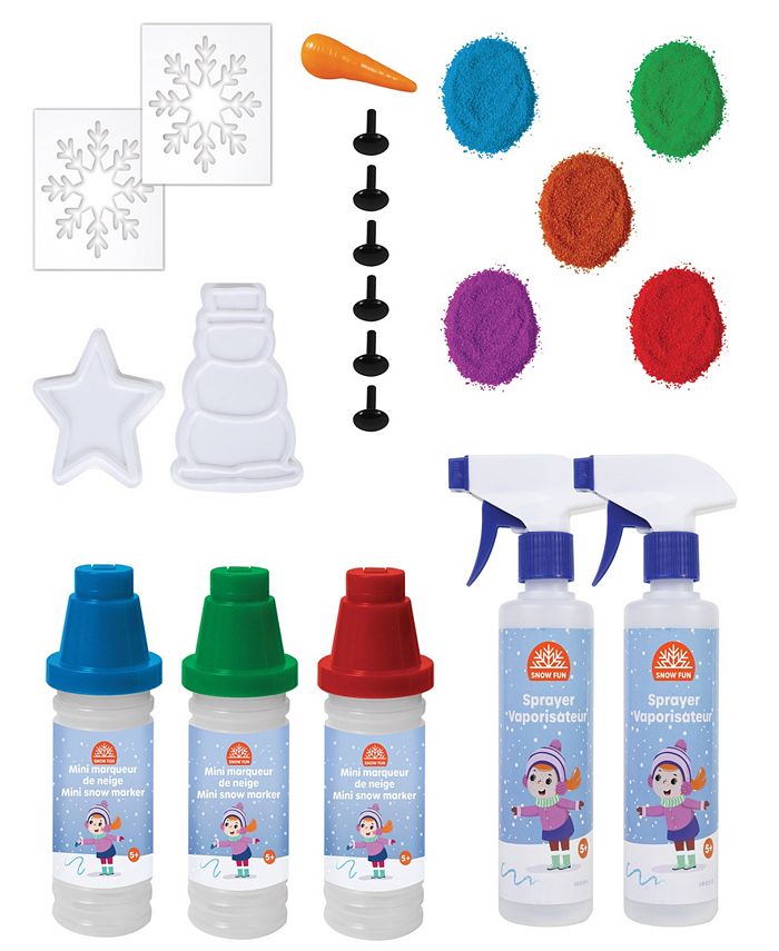 SNOWFUN Deluxe Snowman Artist Coloring Winter Snow Art Kit Macy's