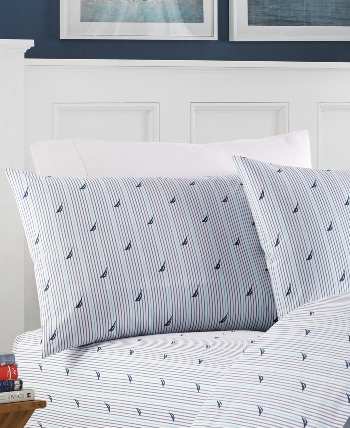 Nautica Audley Cotton Percale -Piece Sheet Set