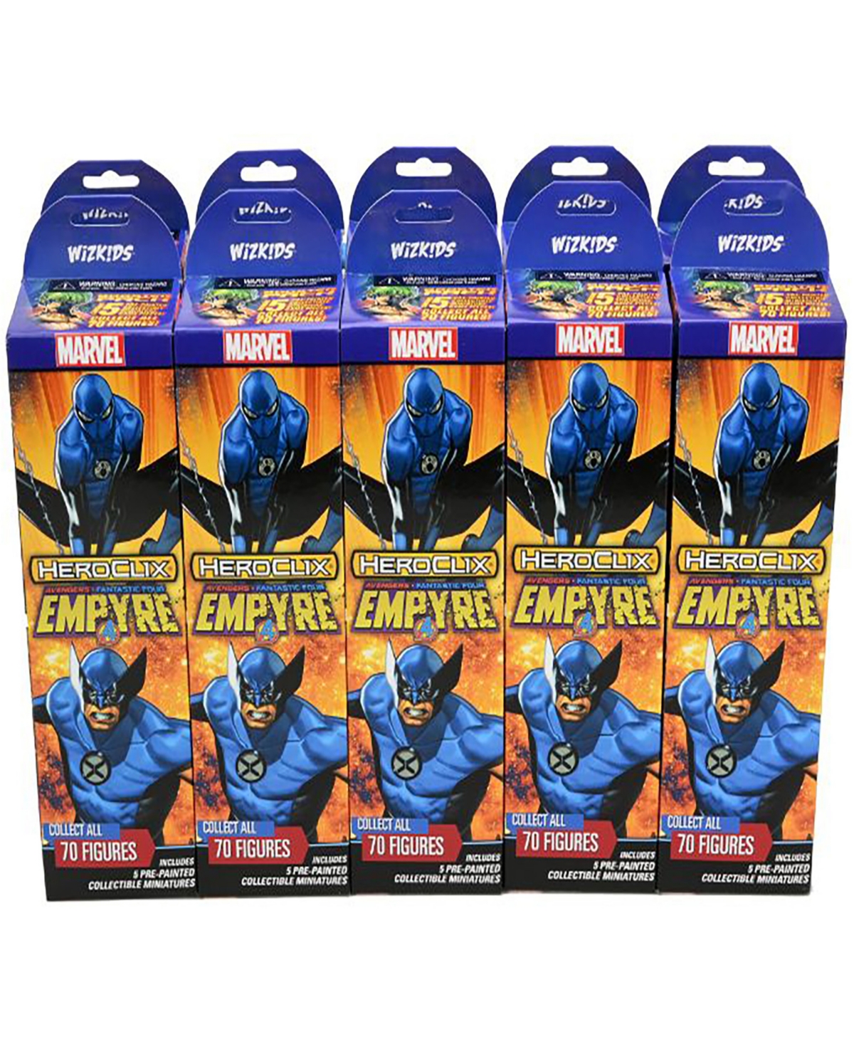 Wizkids Games Marvel Heroclix Avengers Fantastic Four Empyre Booster Brick 50 Miniatures Wizkids Randomly Assorted In Multi