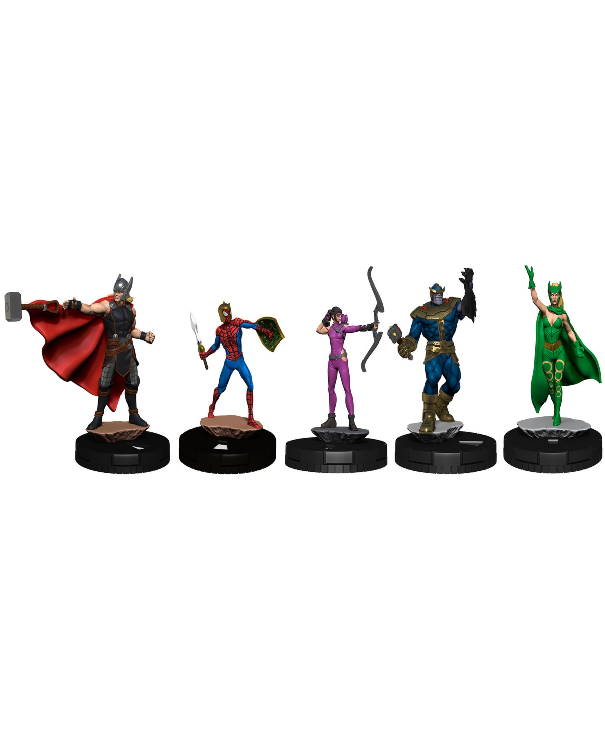 Shop Wizkids Games Marvel Heroclix Avengers War Of The Realms Booster 5 Figures Randomly Assorted Prepainted Role Playi In Multi