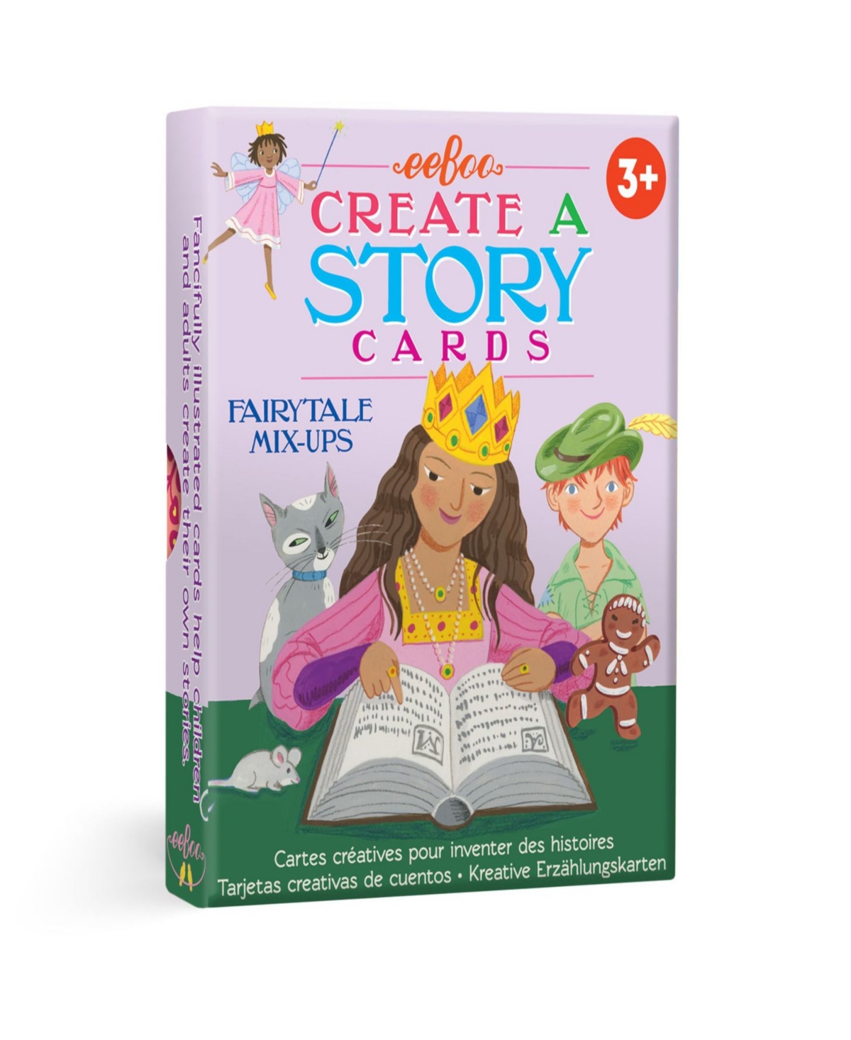 Eeboo Kids' Fairytale Mix Ups Create A Story Pre-literacy Cards 36 Piece Set In Multi