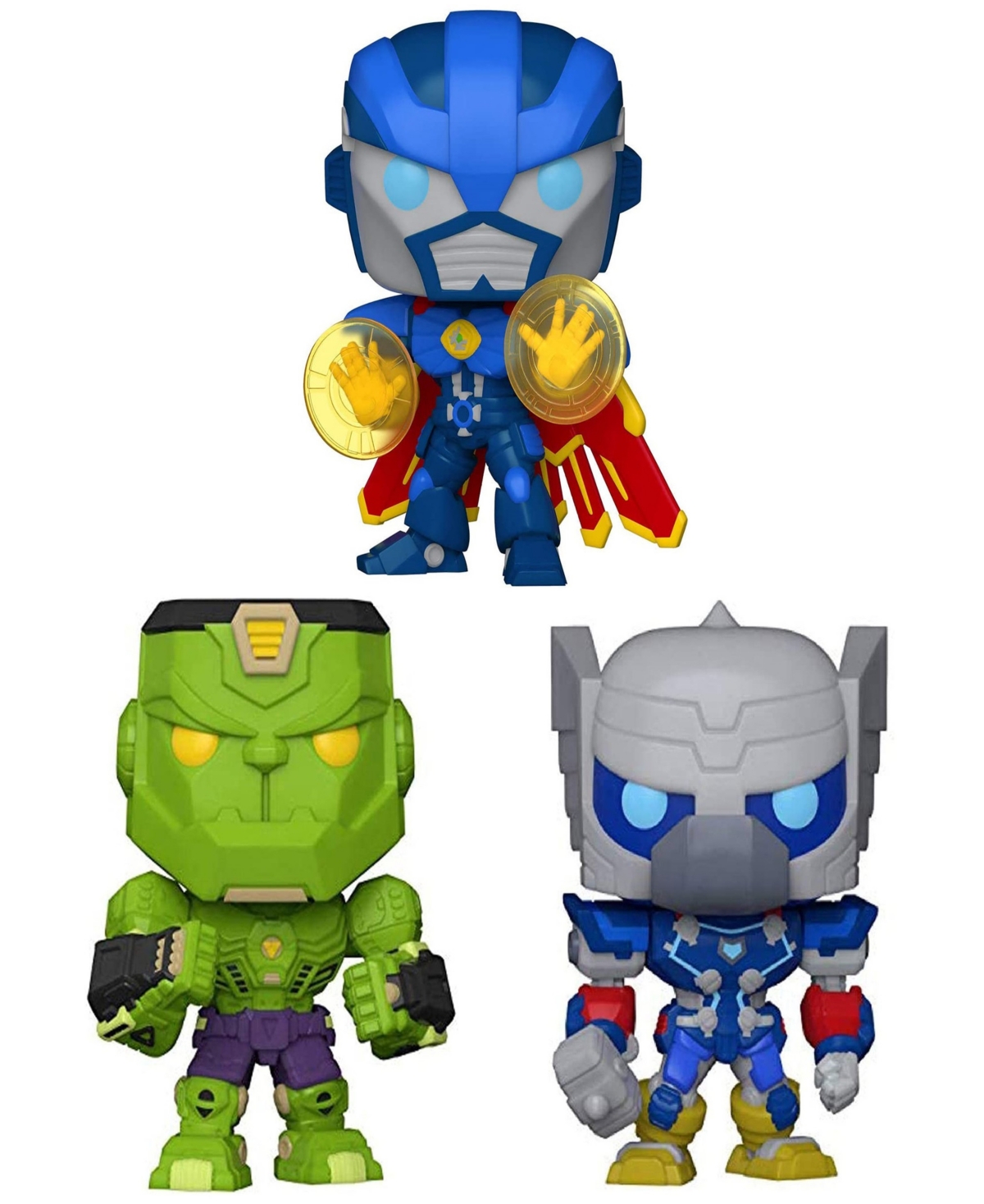 Funko Marvel Pop Marvel Mech Dr. Strange Hulk And Thor Collectors Set, 3 Piece In Multi