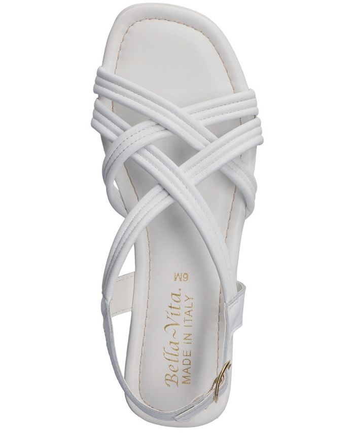 Bella vita lin sandal top