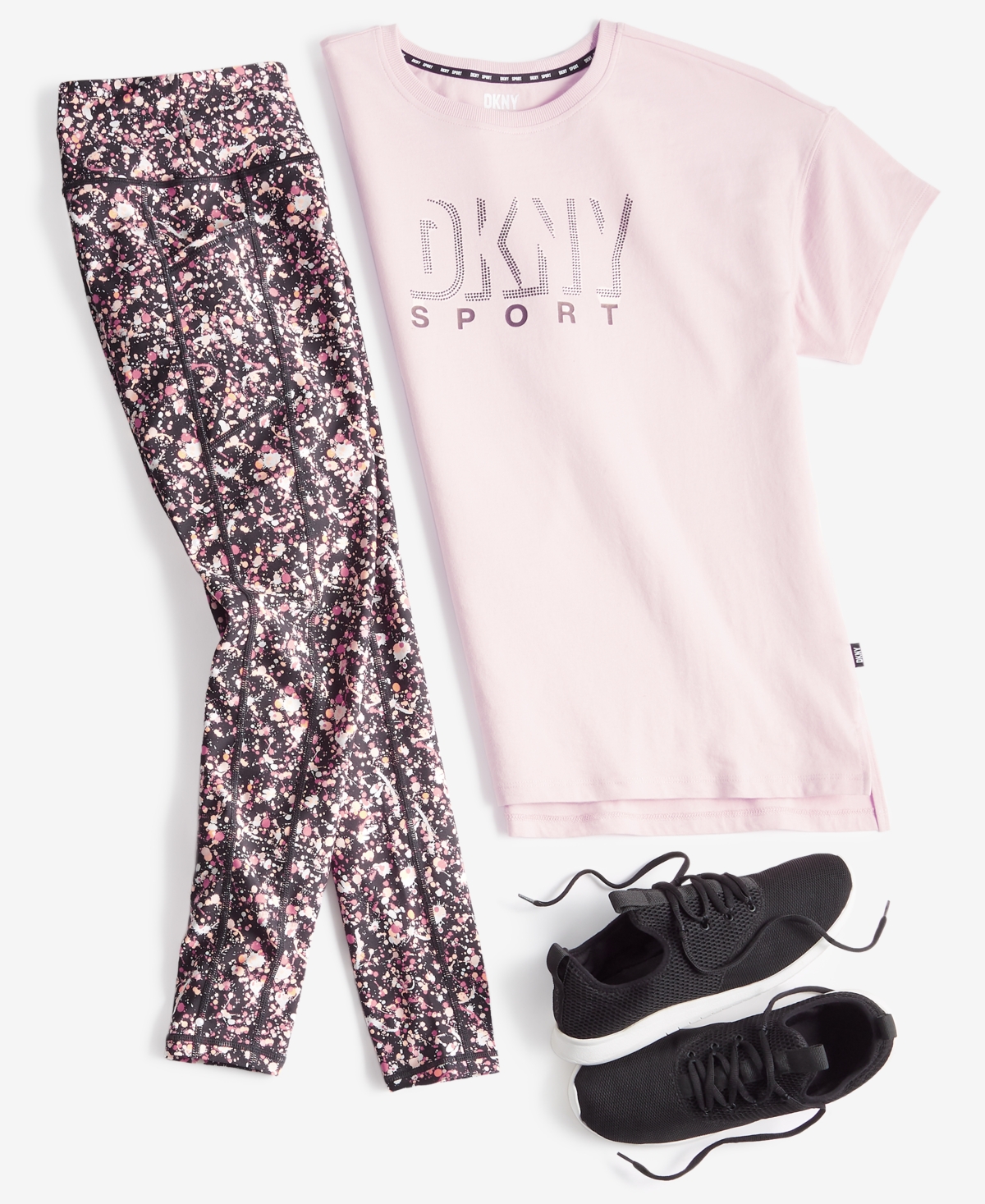 Dkny Sport Printed High-Waist 7/8 Leggings