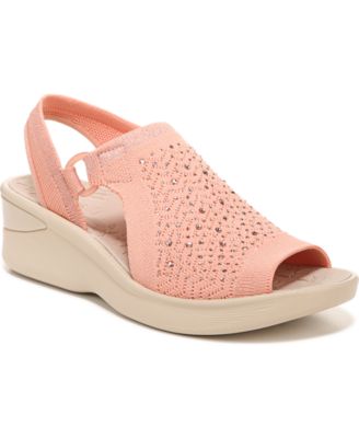 Bzees Premium Star Bright Washable Wedge Slingbacks - Macy's