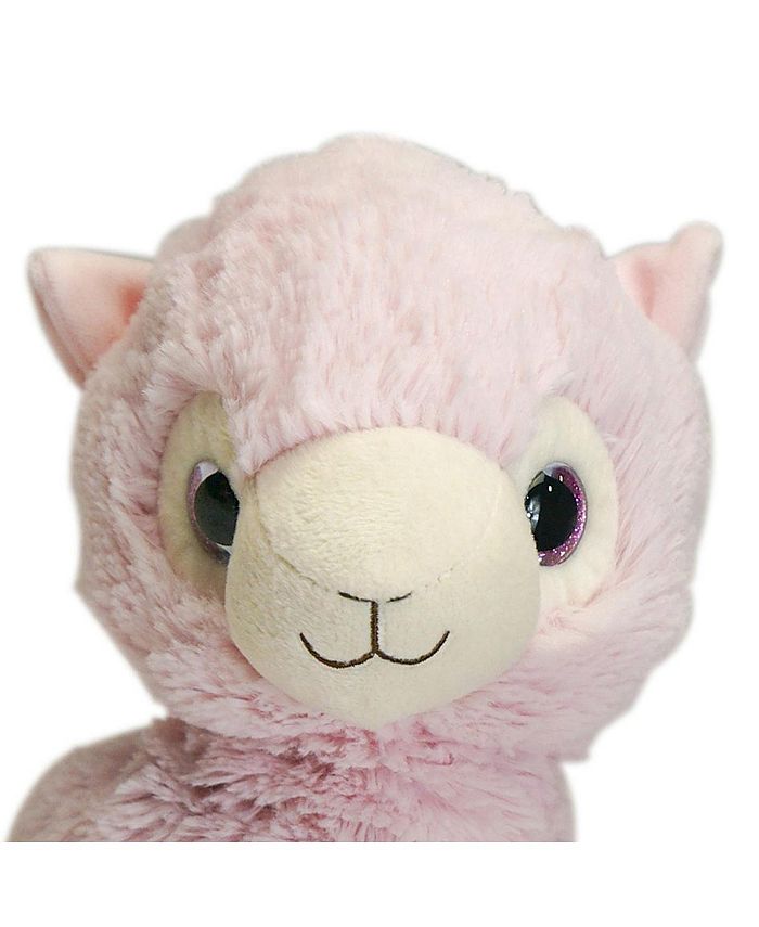 Pink top llama plush