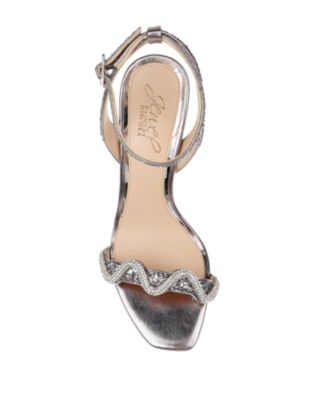 Women's Gemma Wavy Ornament Stiletto Evening Sandals