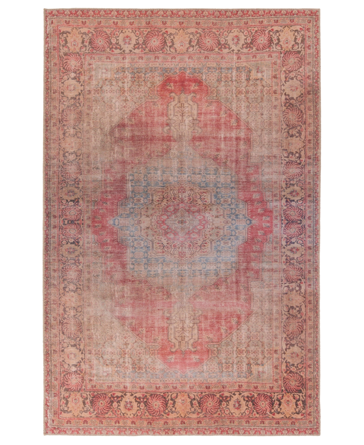 Kate Lester Harman HBL11 5' x 7'6in Area Rug - Red
