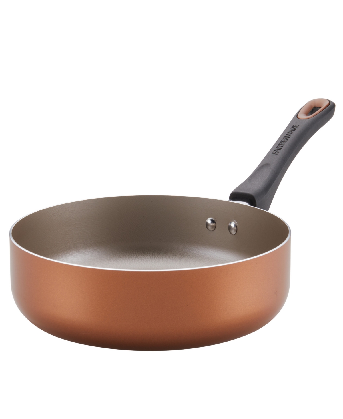 Farberware Performance Aluminum Nonstick 12" Deep Frying Pan In Copper