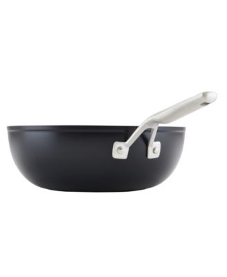Hard-Anodized Aluminium 12.25" Induction Non-stick Wok with Helper Handle