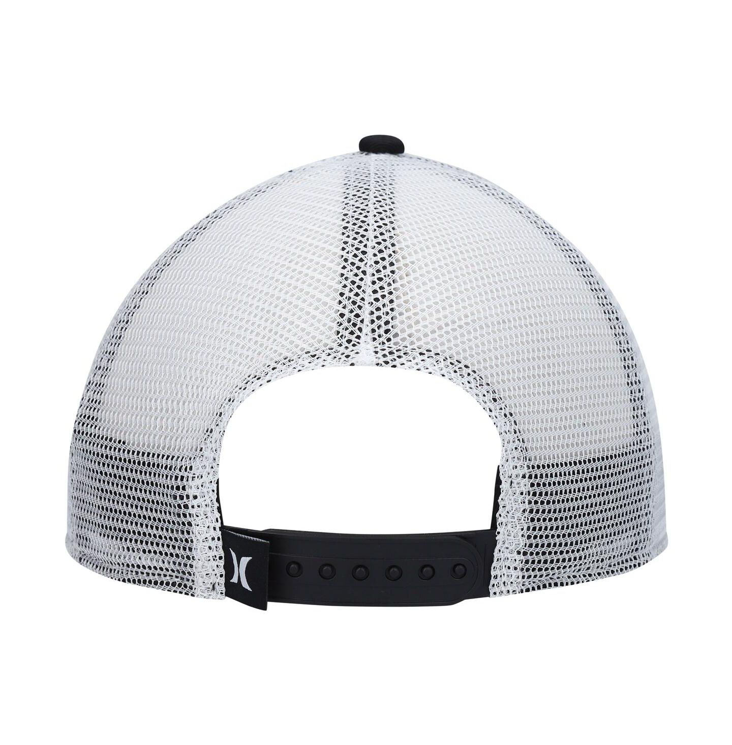 Мужская кепка Hurley Black Balboa Trucker Snapback Hat — фото 2