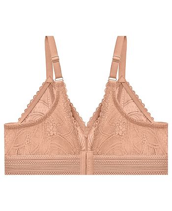 Glamorise Bramour Gramercy Luxe Lace Wire-free Bralette - Mauve