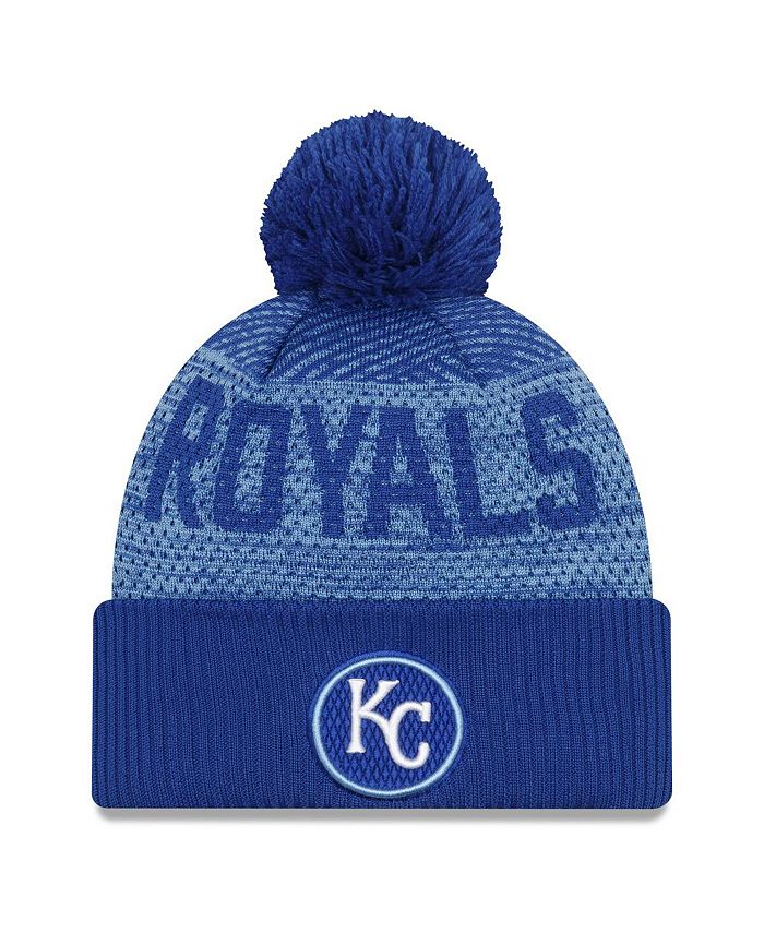 New Era Kansas City Royals Striped Cuff Knit Hat - Macy's