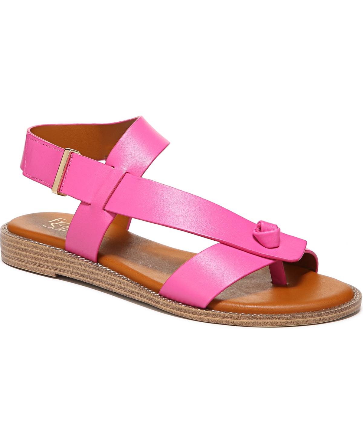 Franco Sarto Glenni Sandals Women's Shoes In Pink Leather