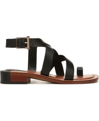 Women's Ina Toe Loop Ankle Strap Stacked Heel Sandals