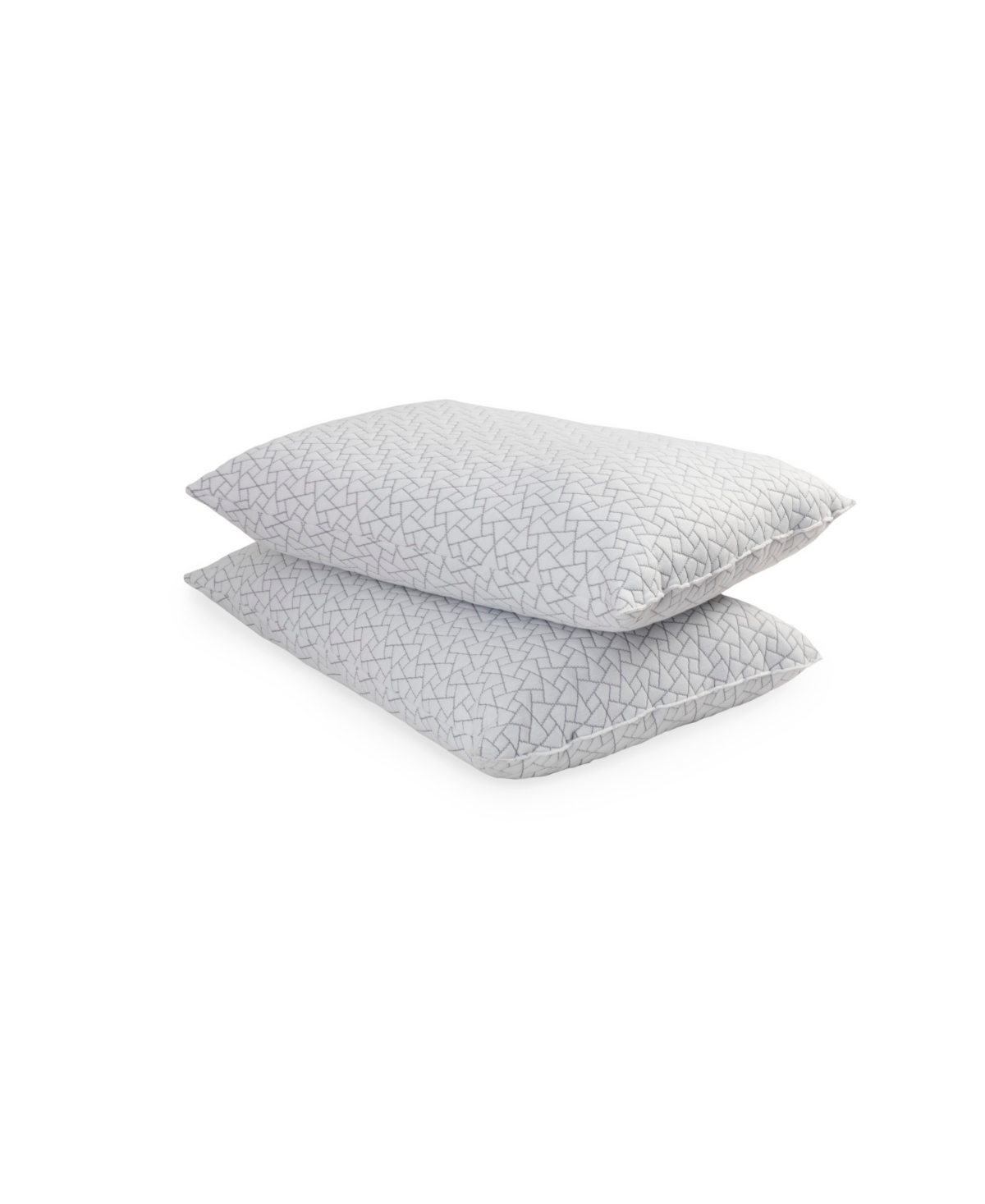 Shop Cannon Pack Of 2 Charcoal Knit Microfiber Pillow, Standard In White