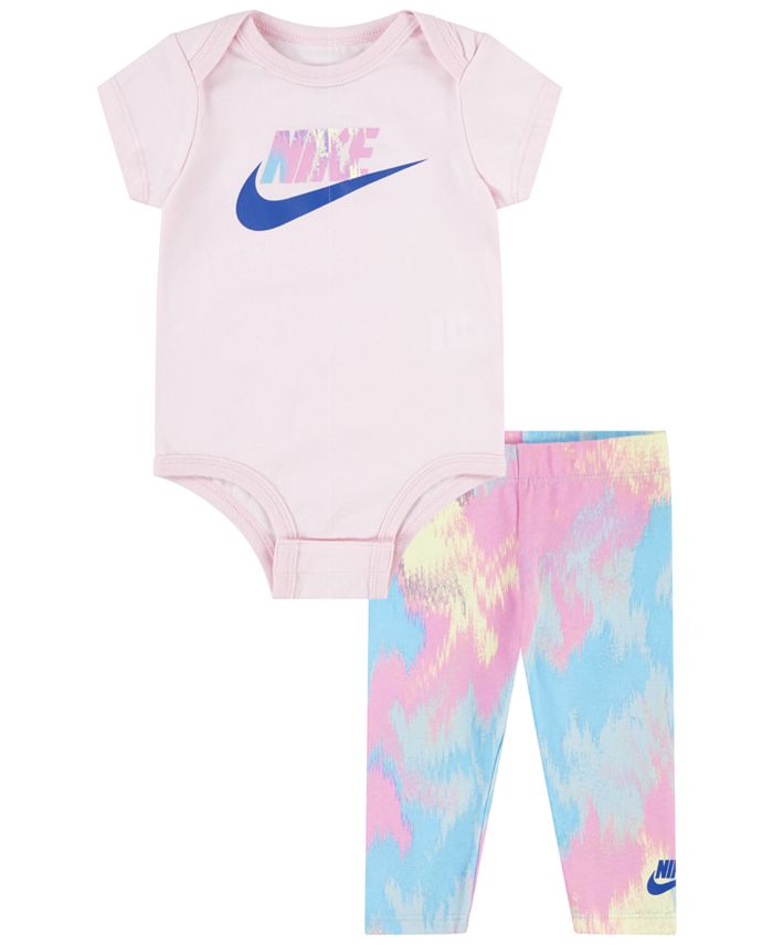 Contorno petrolero imperdonable Nike Baby Girls Futura Bodysuit and Leggings, 2 Piece Set - Macy's