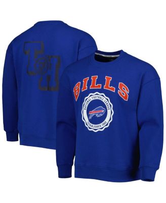 Men's Royal Buffalo Bills Ronald Crew Sweatshirt