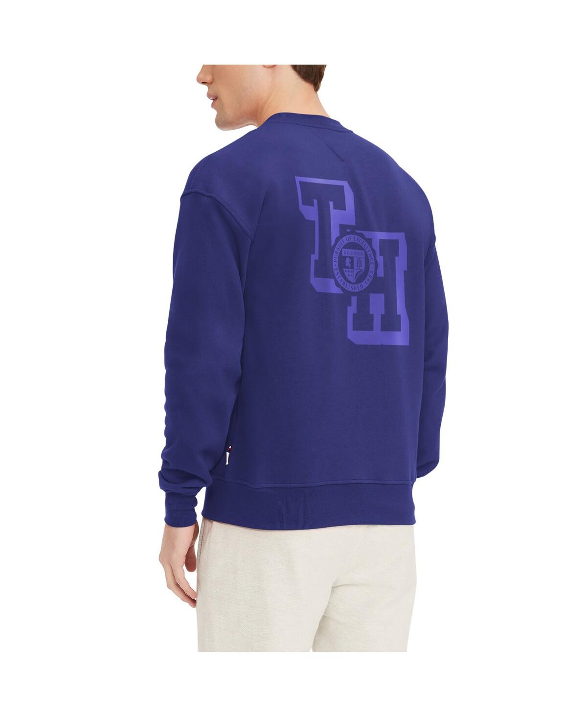 Shop Tommy Hilfiger Men's  Purple Baltimore Ravens Ronald Crew Sweatshirt