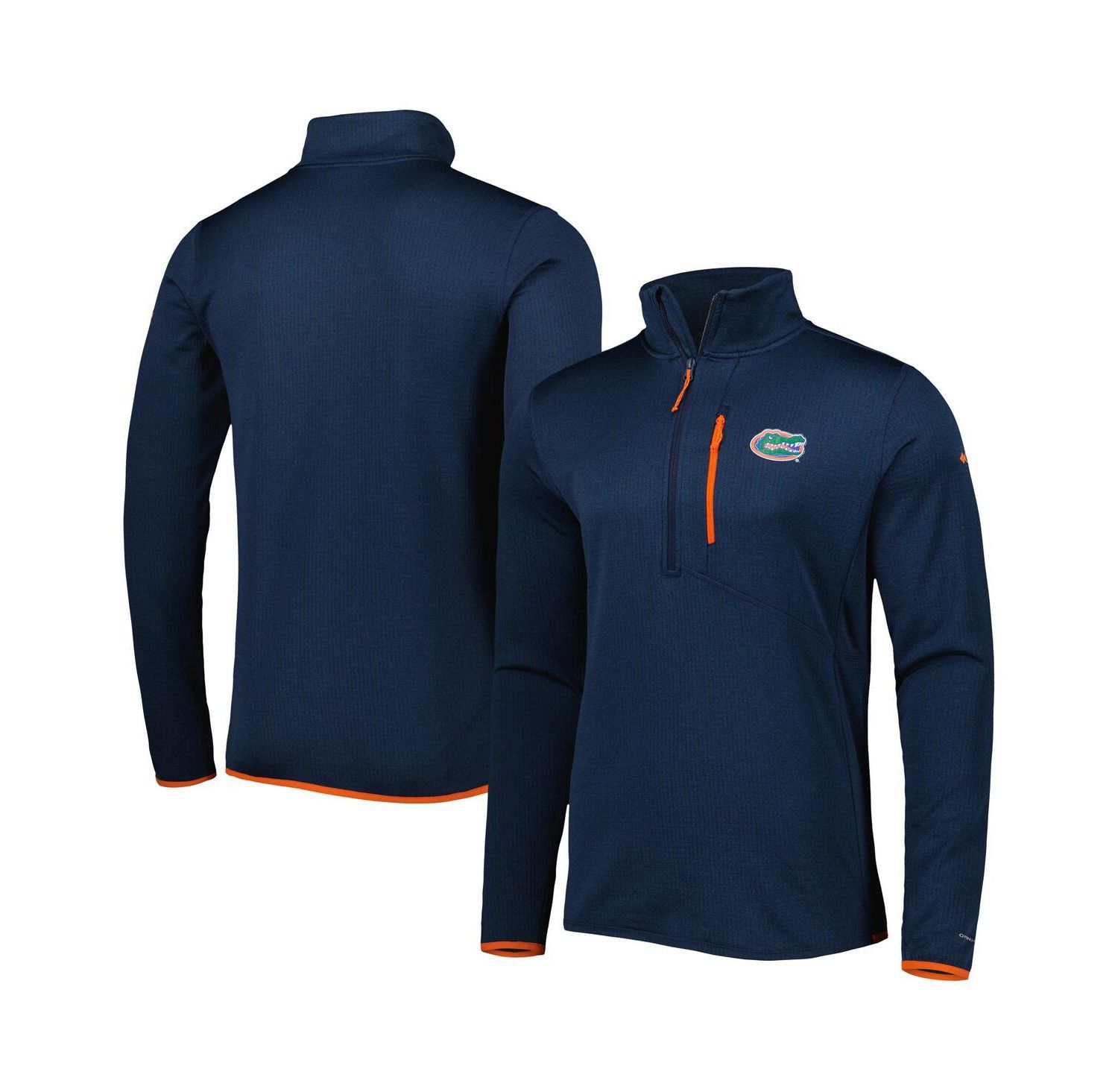 Men's Navy Florida Gators Park View Omni-Wick Half-Zip Top