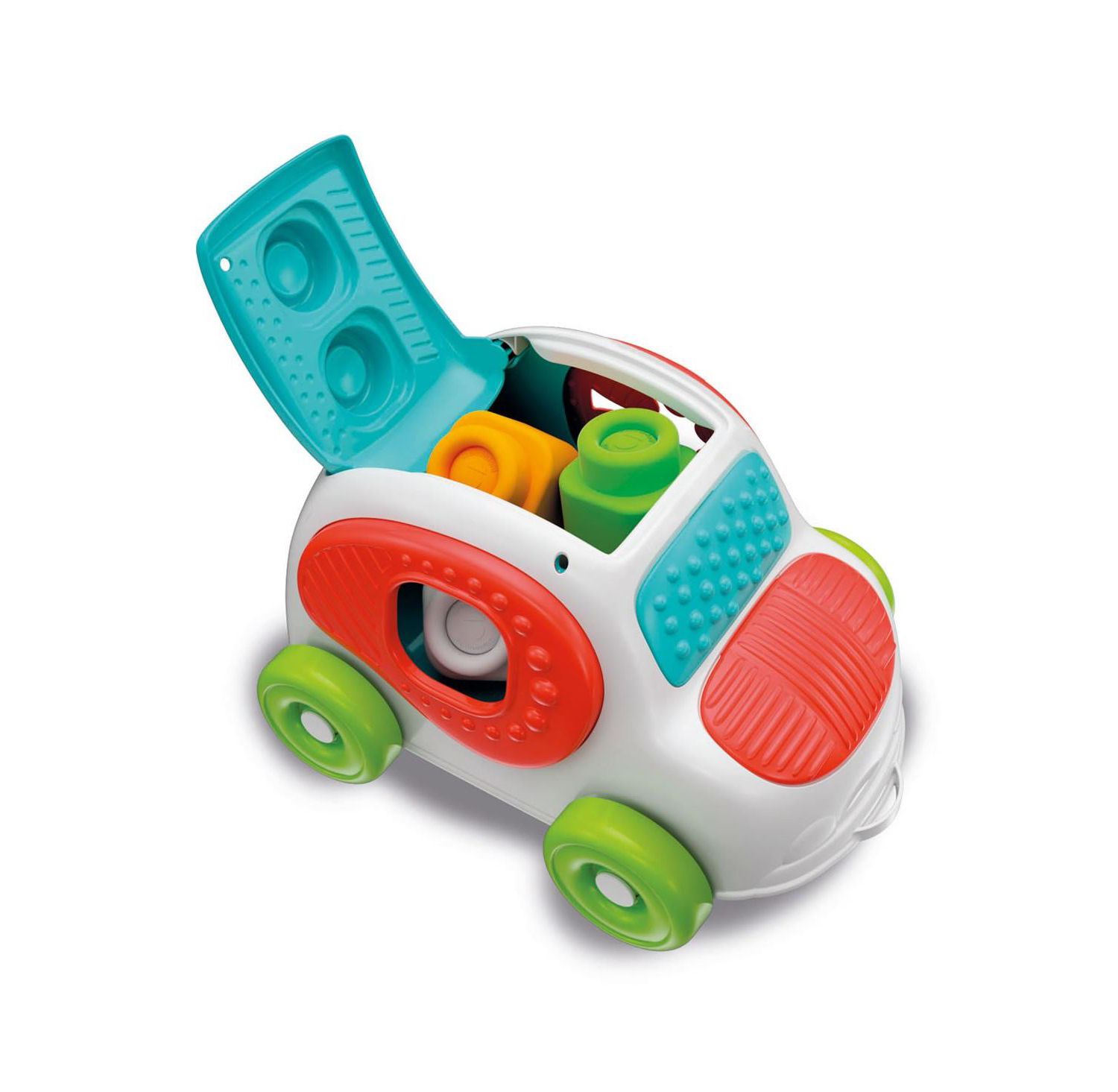 Baby Clemmy Baby Soft Clemmy - Sensory Car - 8 Pieces