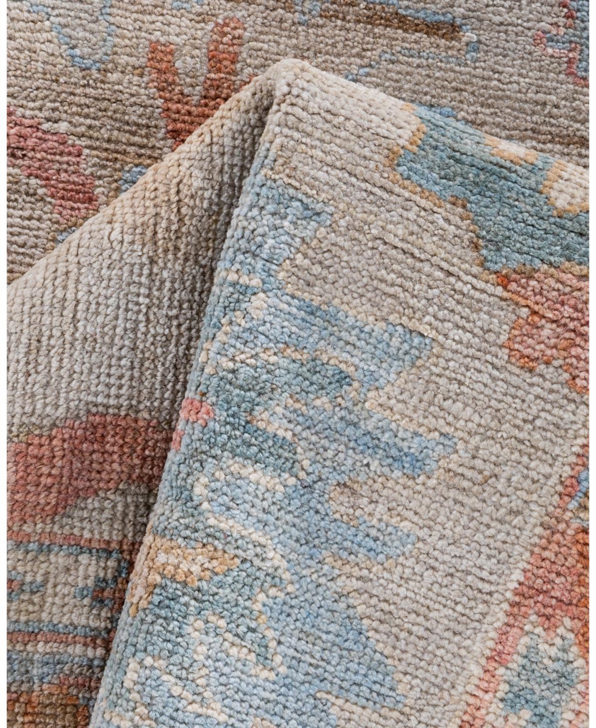 Adorn Hand Woven Rugs Oushak M1973 2'9"x13'8" Runner Area Rug