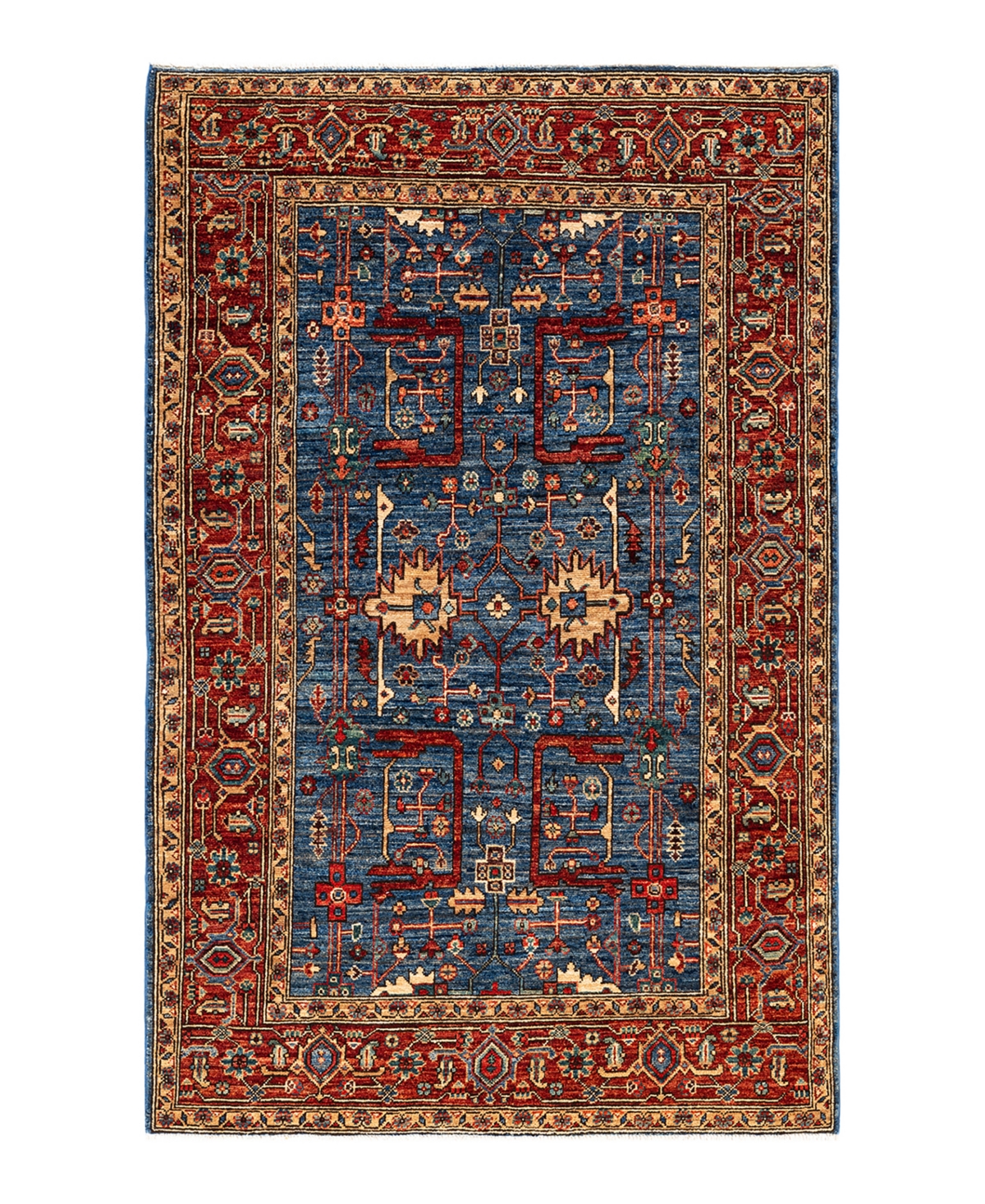 Adorn Hand Woven Rugs Serapi M1973 3'11in x 6'2in Area Rug - Mist