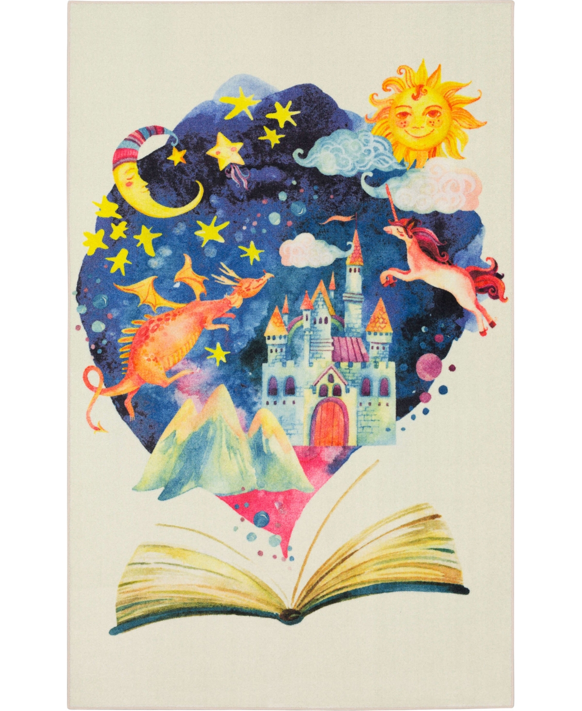 Mohawk Prismatic Tell Me A Story Kids Rug 5' x 8' Area Rug - Multi