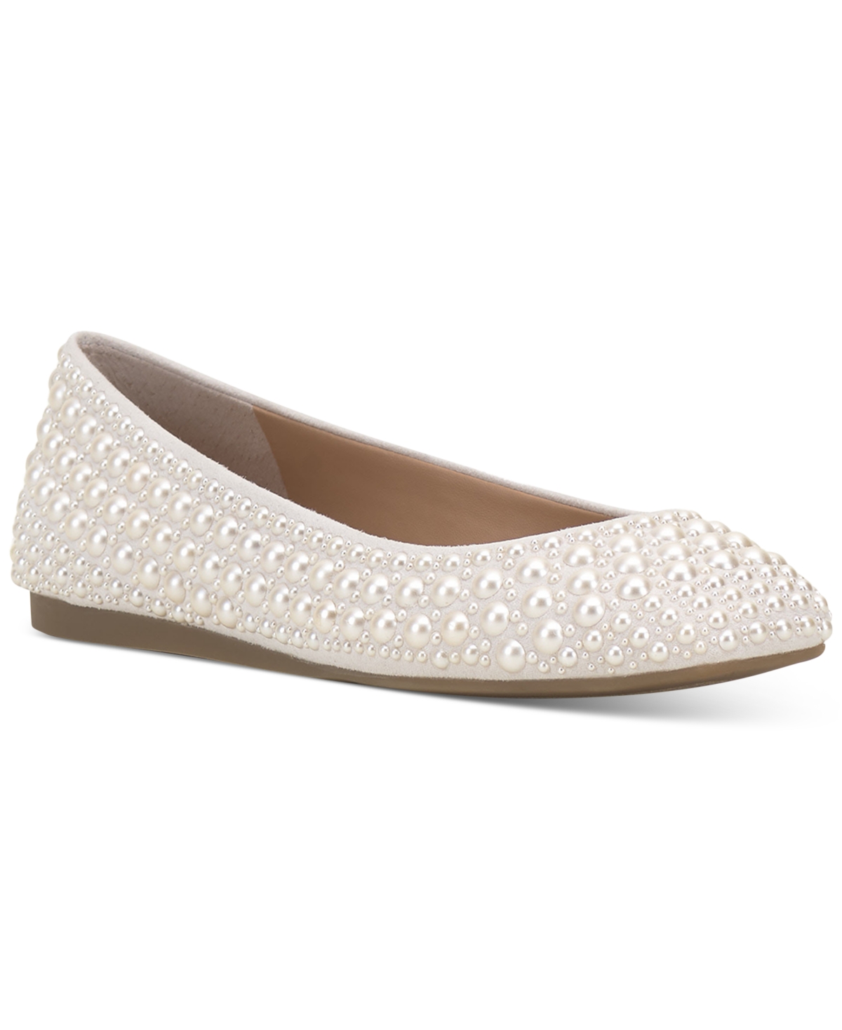 Inc International Concepts Juney Flats Created For Macy s Women s Shoes In Pearl ModeSens