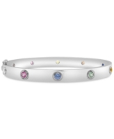 Lab-Created Multi-Sapphire Bangle Bracelet (1-1/3 ct. t.w.) in Sterling Silver - SAPPHIRE