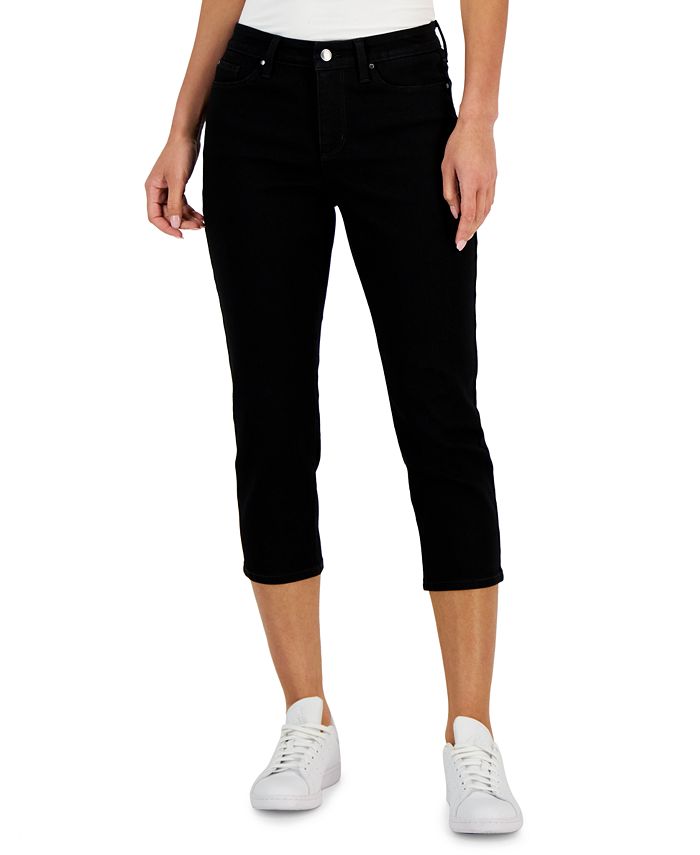 Charter Club Women\'s Tummy Control Bristol Capri Jeans, Created for Macy\'s  - Macy\'s