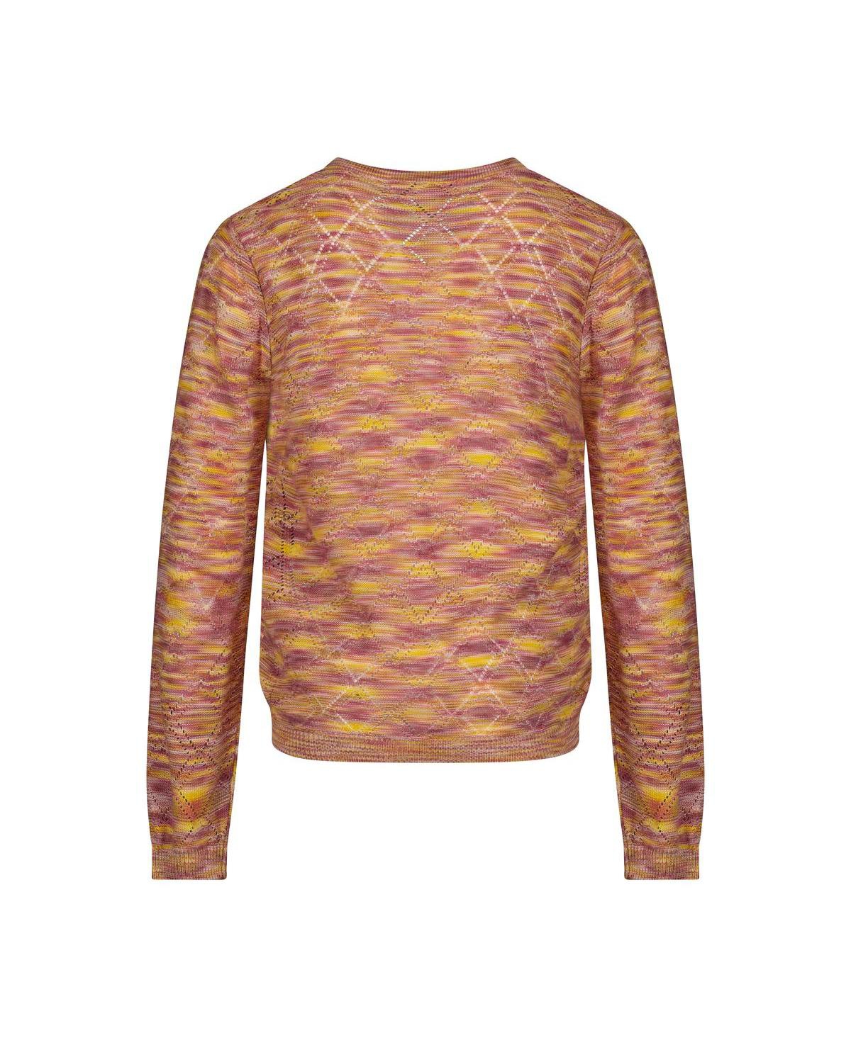 Steve Madden Girls Space Dye V-Neck Cinch Front Pullover Sweater