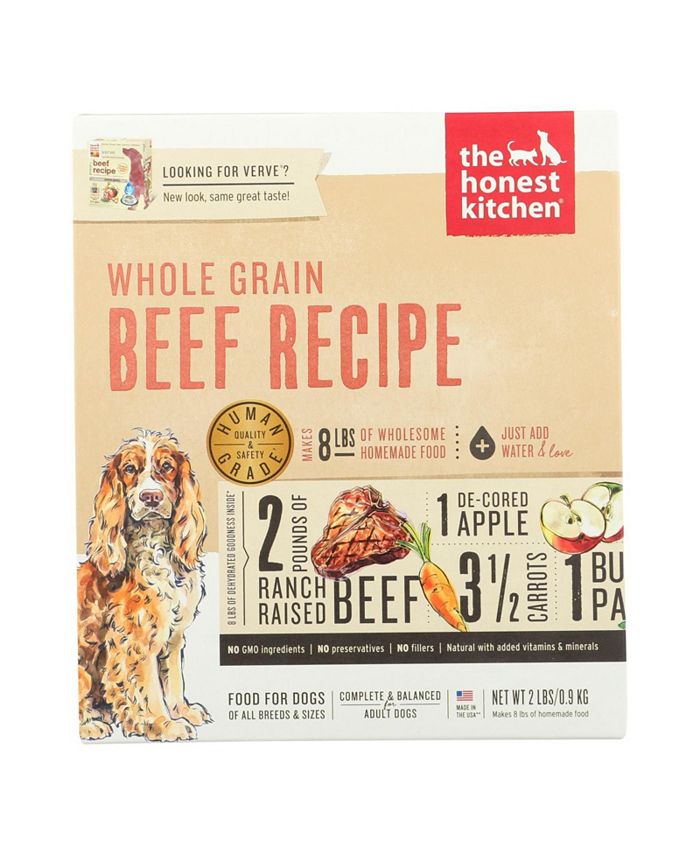 Whole grain beef 2025 recipe dehydrated dog food