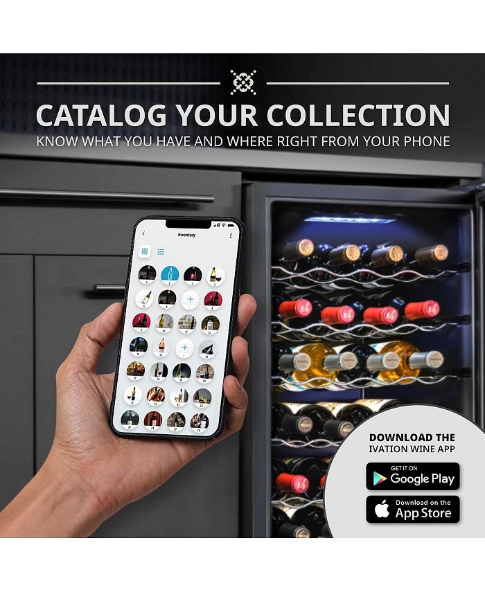 Ivation Freestanding Wine Cooler, 18 Bottle Wine Cooler Macy's