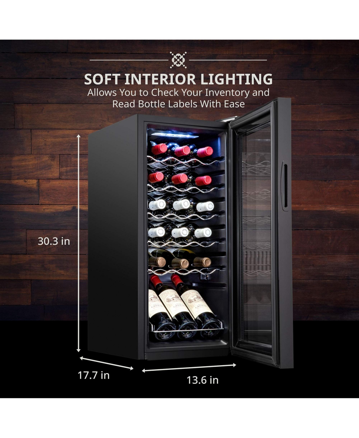 Ivation Freestanding Wine Refrigerator