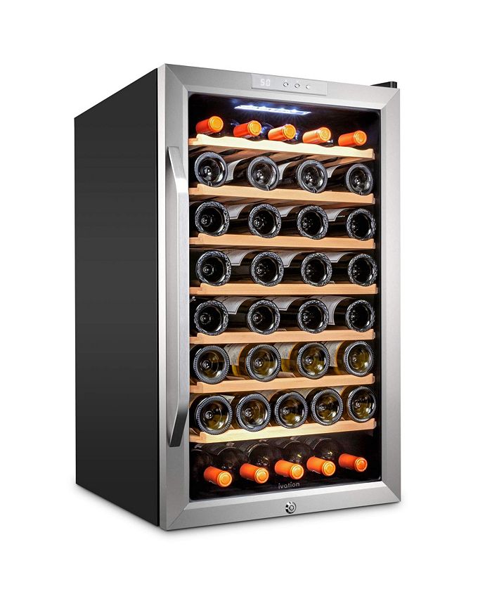 Ivation Freestanding Wine Refrigerator, 51 Bottle Wine Cooler Macy's