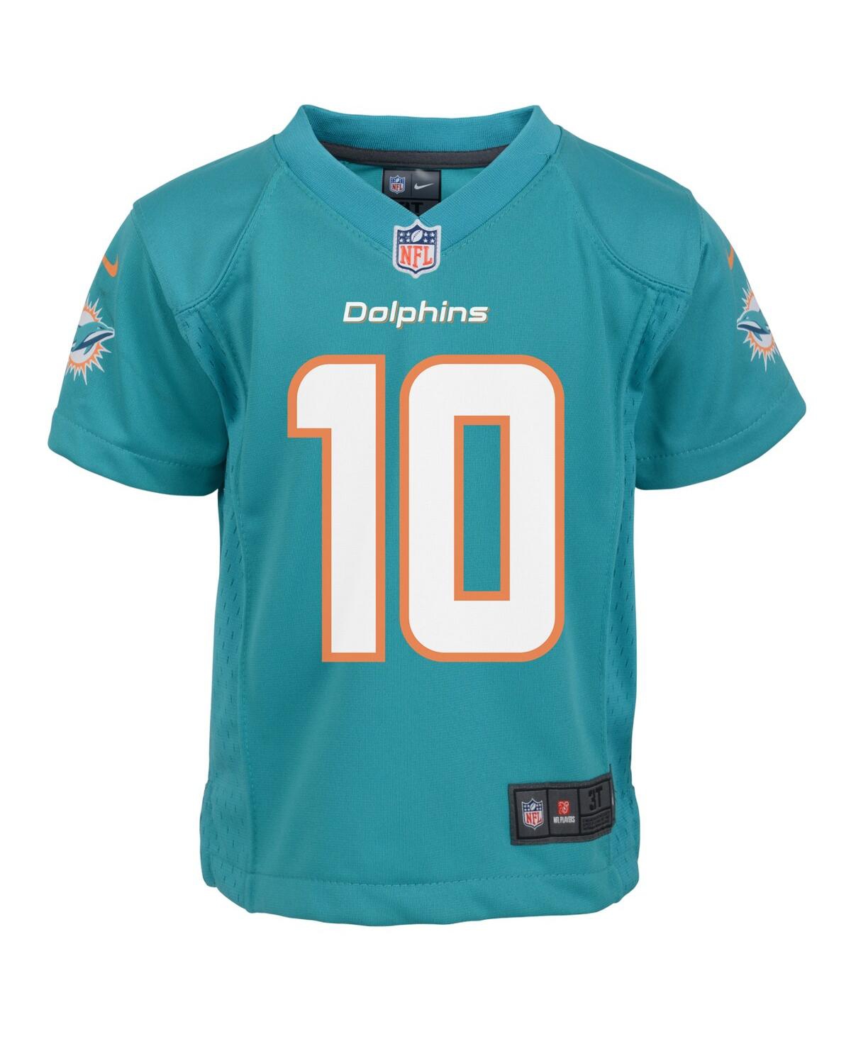 Toddler Boys and Girls Nike Tyreek HillMiami Dolphins Game Jersey - Aqua