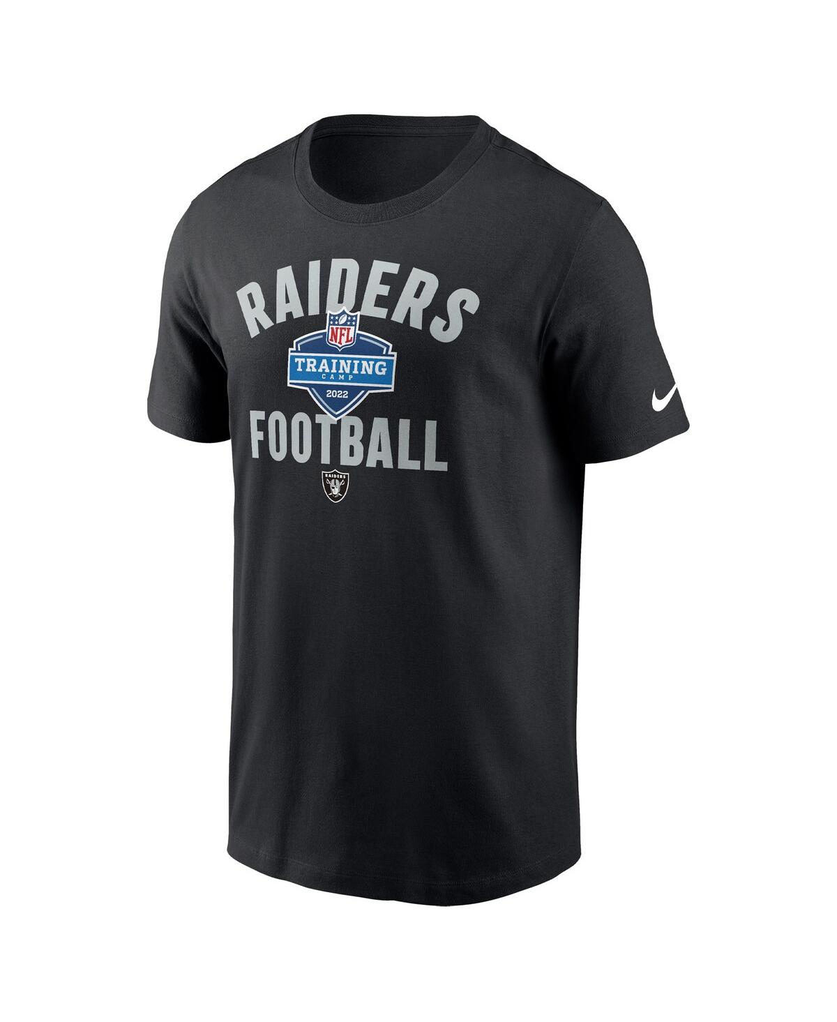 Shop Nike Men's  Black Las Vegas Raiders 2022 Training Camp Athletic T-shirt