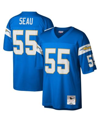 Mitchell & Ness Men's Junior Seau San Diego Chargers 100 Year Platinum  Jersey - Macy's