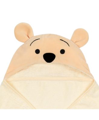 Baby Disney Winnie the Pooh Tan Cotton Hooded Bath Towel
