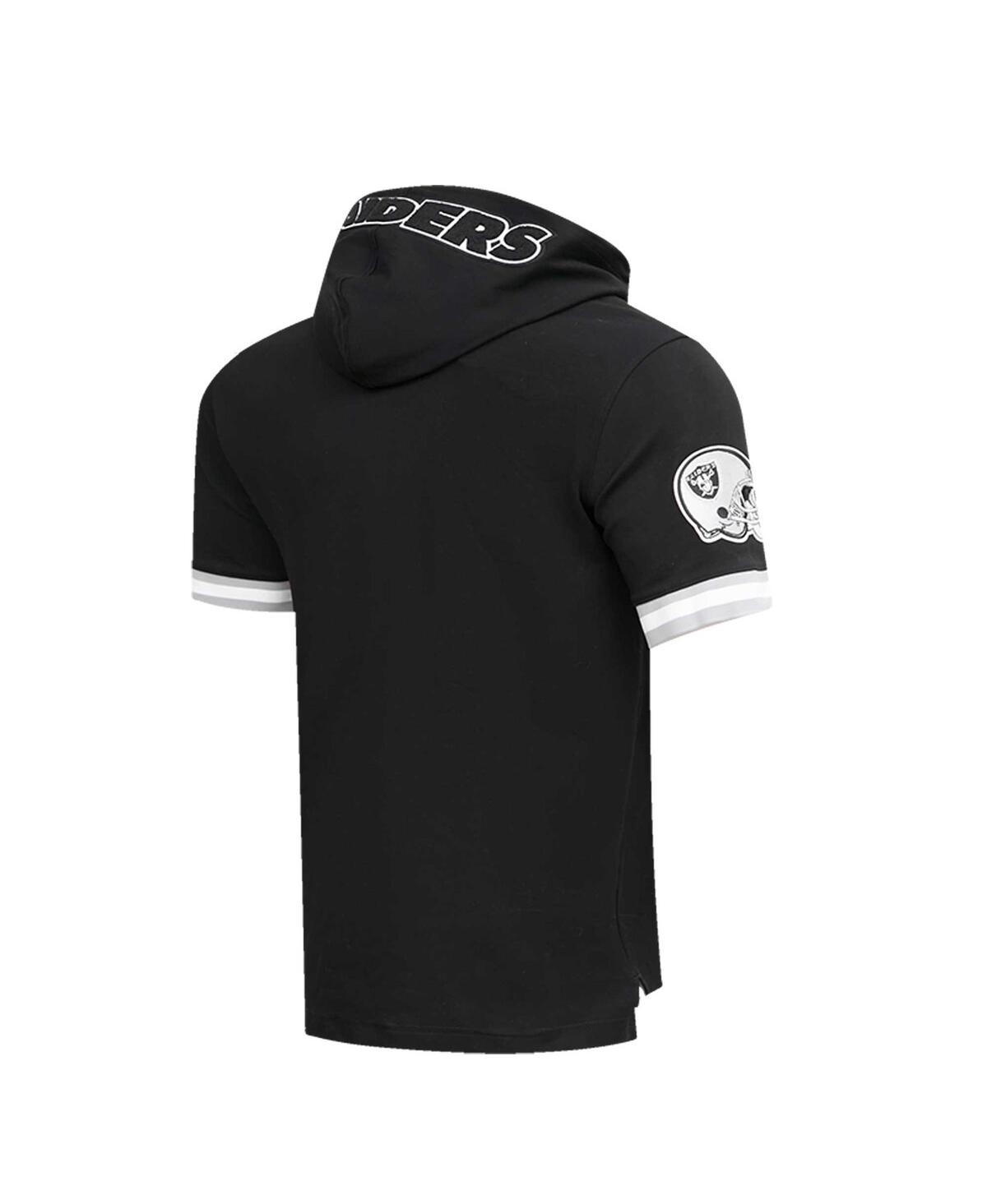 Pro Standard Men's  Davante Adams Black Las Vegas Raiders Player Name And Number Hoodie T-shirt In Black