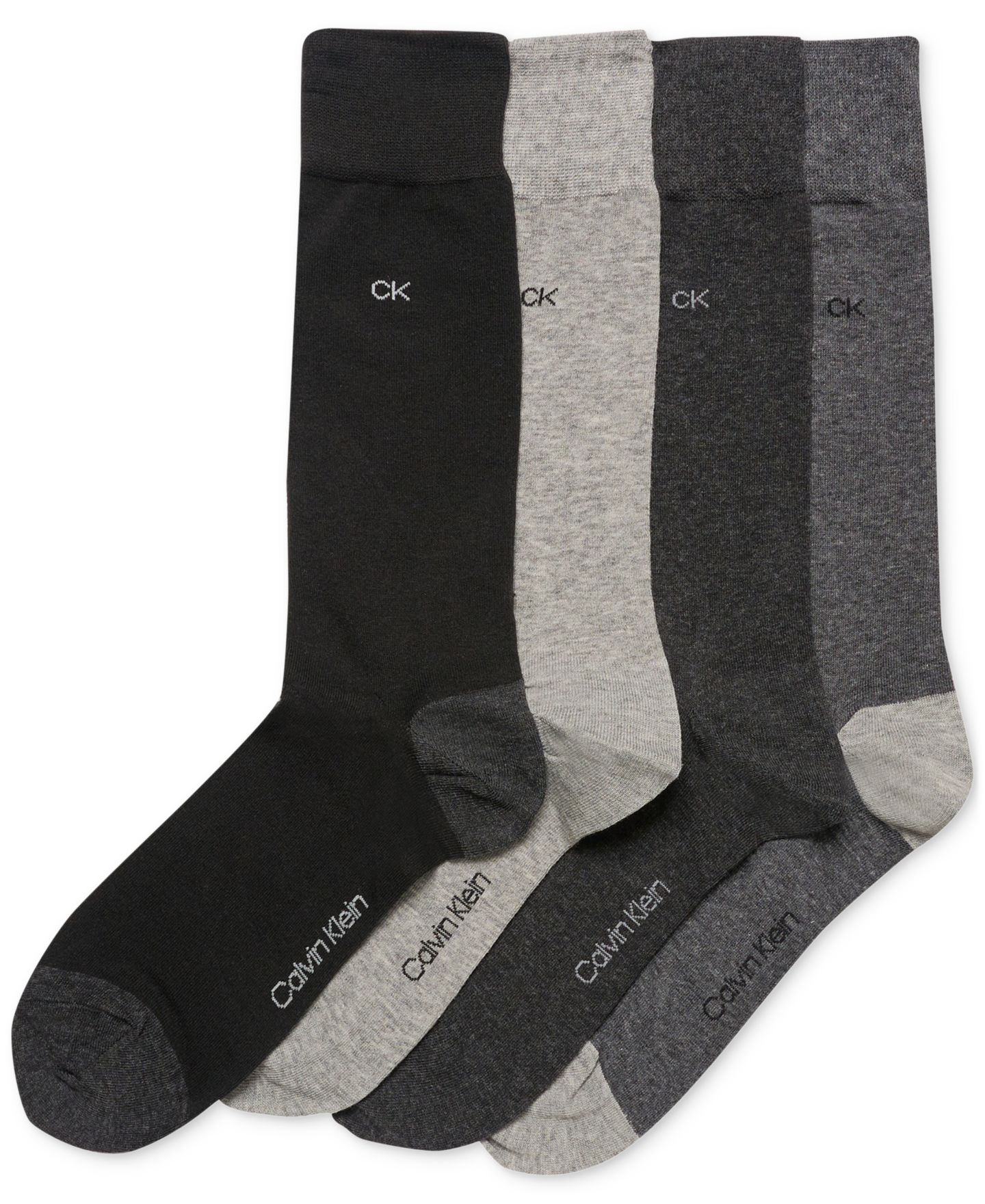 Носки Toe для мужчин, 4 шт. — Calvin Klein, цвет: Серый — фото 2