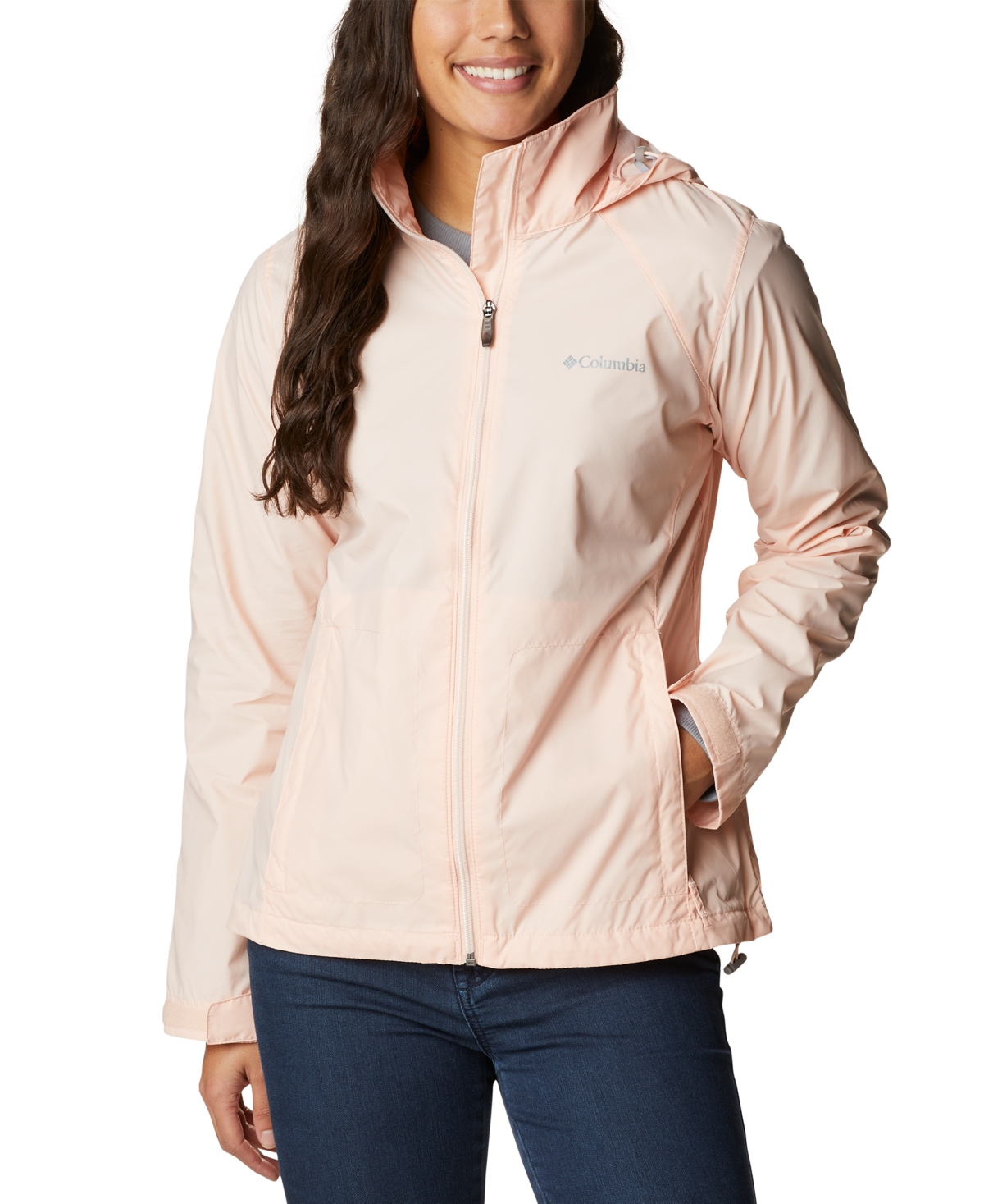 Columbia Women's Switchback Waterproof Packable Rain Jacket, Xs3x In