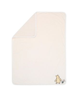 Baby Disney Storytime Pooh Ultra Soft Fleece Blanket - Cream