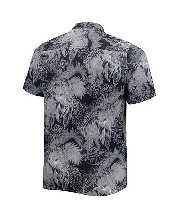 Tommy Bahama Big & Tall Bahama Coast Neon Shores Camp Shirt - Black main image 1