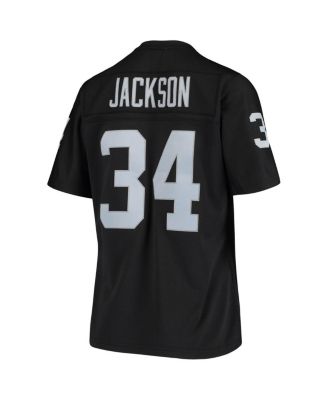 Women's Bo Jackson Black Las Vegas Raiders 1988 Legacy Replica Jersey