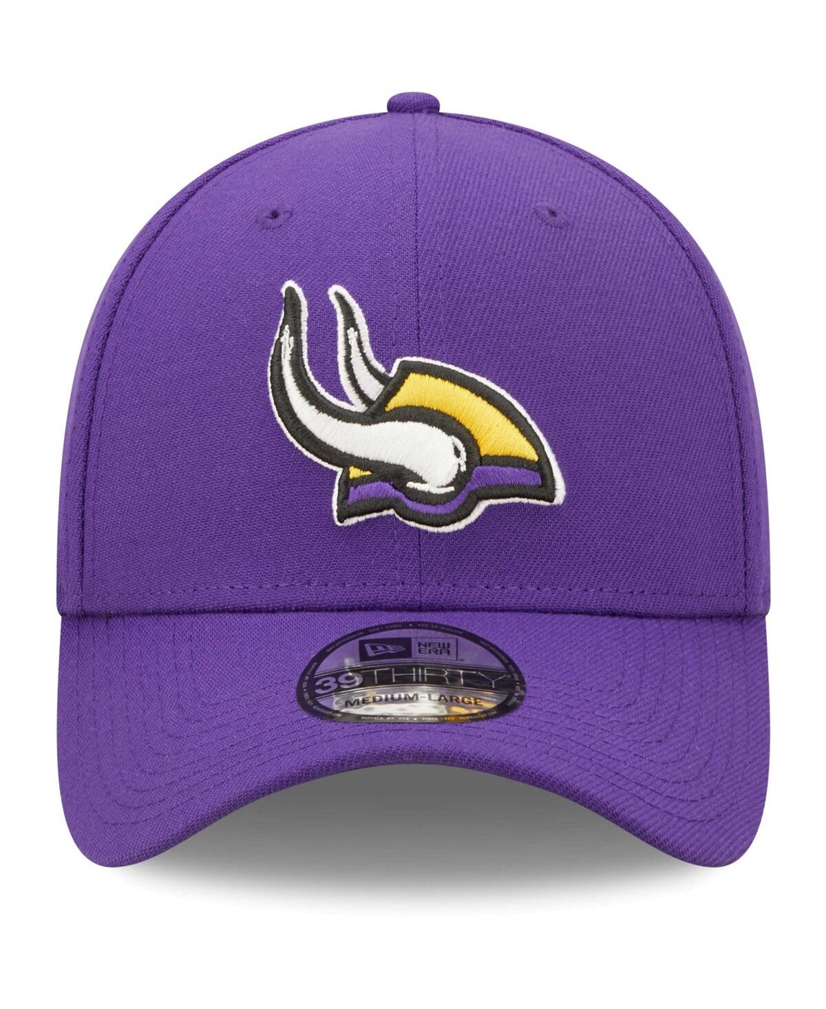 Shop New Era Men's  Purple Minnesota Vikings Elemental 39thirty Flex Hat
