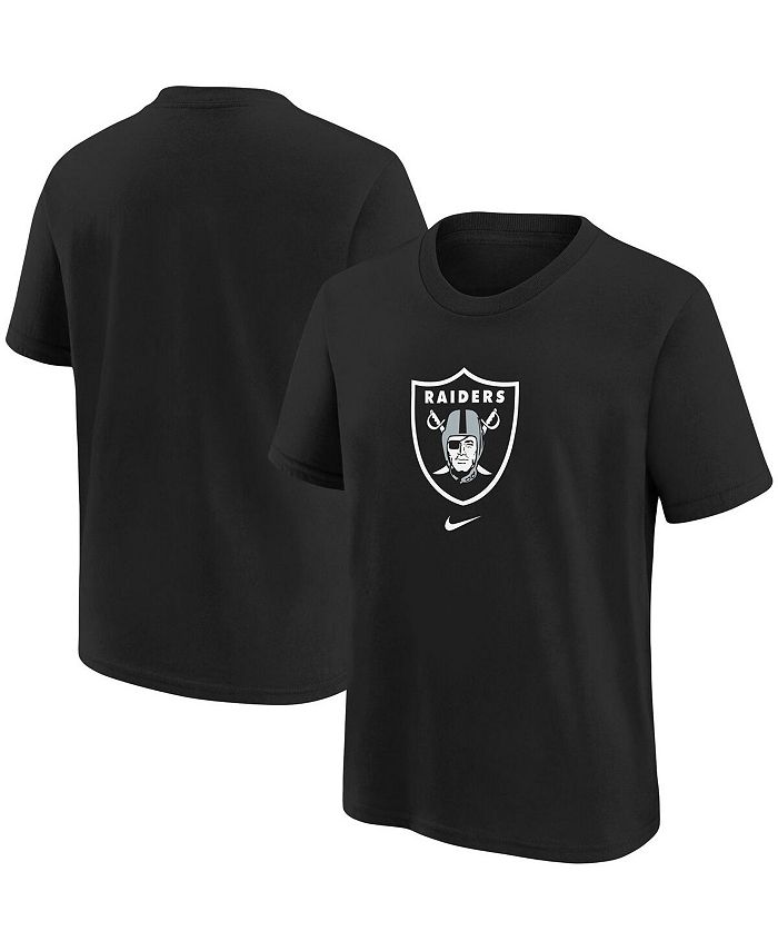 Nike Youth Boys Black Las Vegas Raiders Logo T-shirt & Reviews - Sports ...