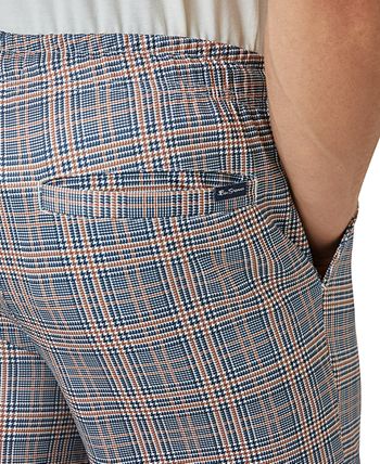 Ben Sherman Men's Glen Plaid Track Pants - Macy's