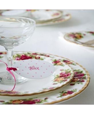 Old Country Roses Dinner Plate Set/4